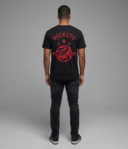 Reading Rockets Basketball Faded Heavyweight Tee
