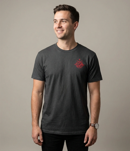 Reading Rockets Basketball Faded Heavyweight Tee