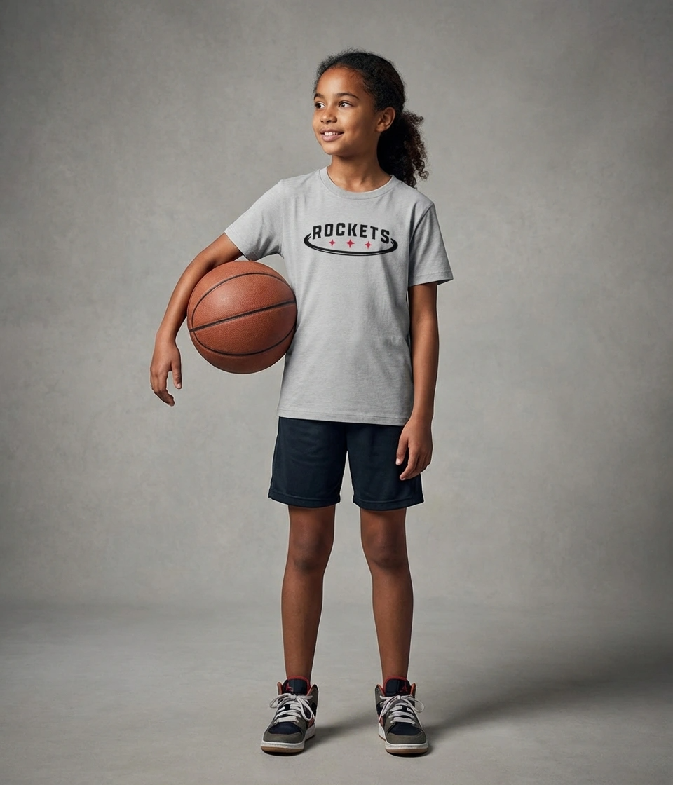 Reading Rockets Basketball Junior Organic T-Shirt