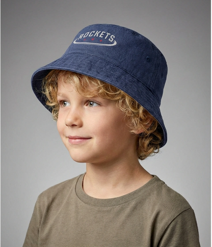 Reading Rockets Junior Embroidered Organic Bucket Hat