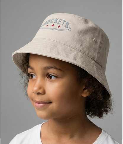 Reading Rockets Junior Embroidered Organic Bucket Hat